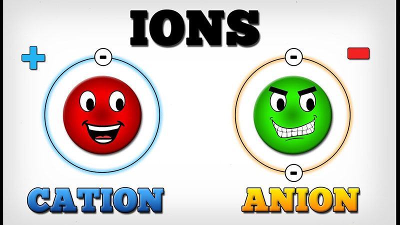 Sự khác biệt giữa cation và anion