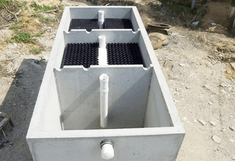 Xây dựng bể lọc 2 ngăn (bể lọc thô)