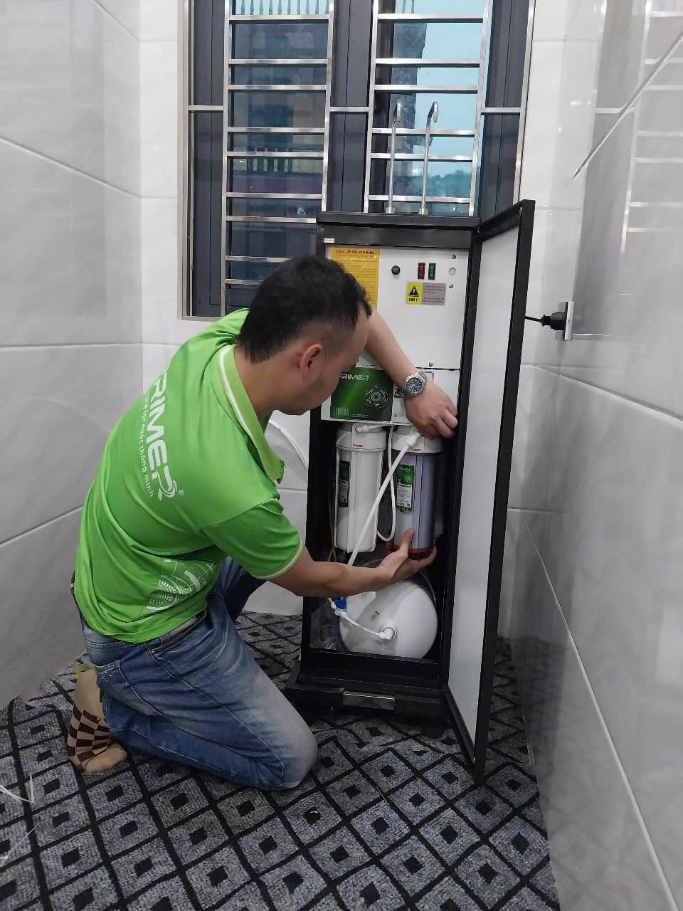 Vị trí đặt máy không bằng phẳng