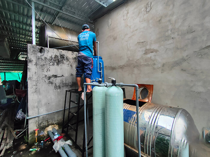 Cách vận hành cột lọc composite