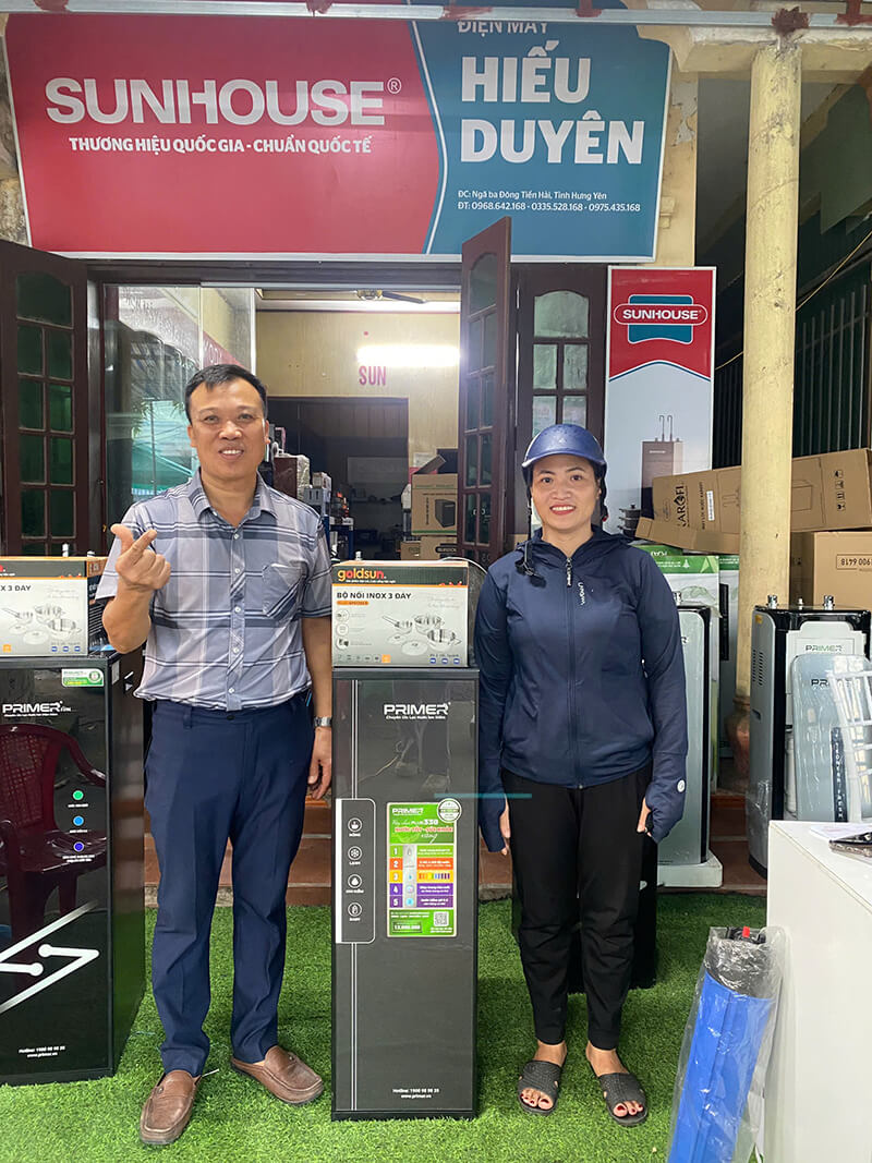 Ứng dụng thực tế trong máy lọc nước PLUS 338