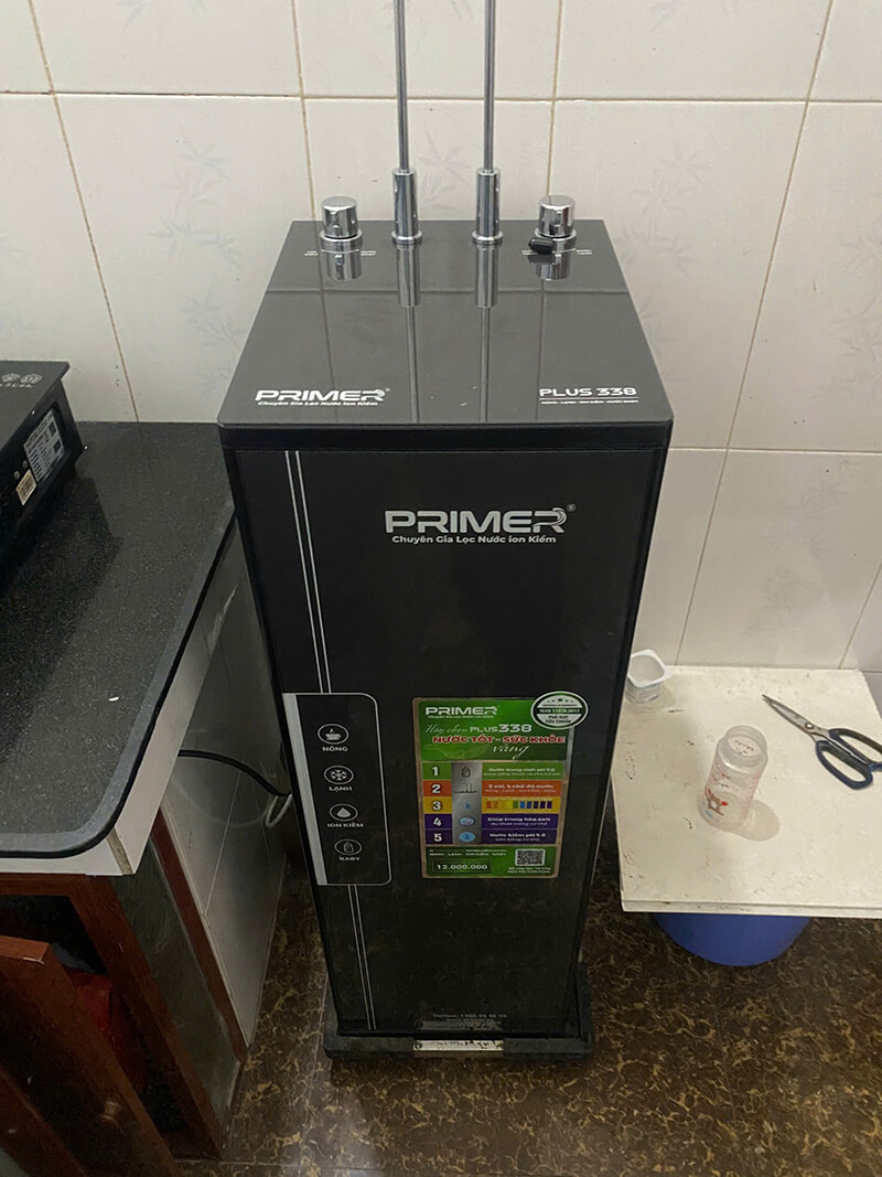 Sử dụng máy lọc nước Primer Sử dụng máy lọc nước Primer