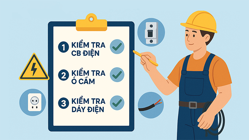 Checklist an toàn điện toàn diện Checklist an toàn điện toàn diện