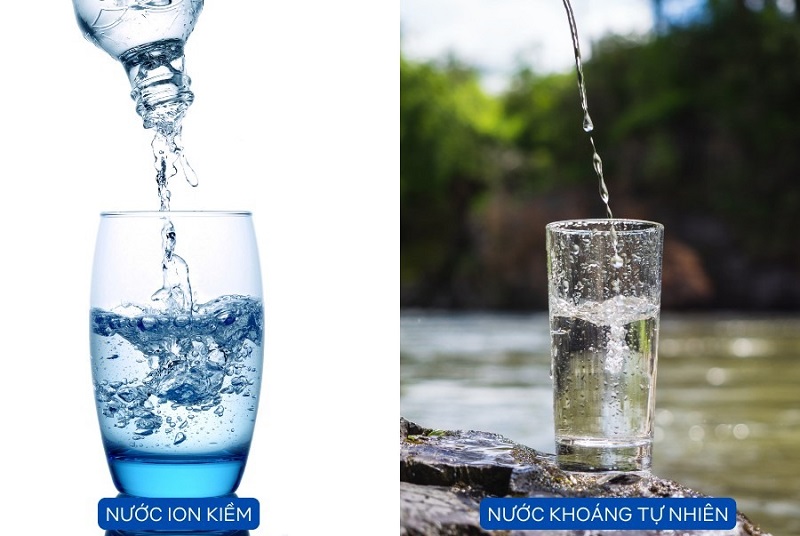 Điểm giống nhau giữa nước ion kiềm và nước khoáng thiên nhiên